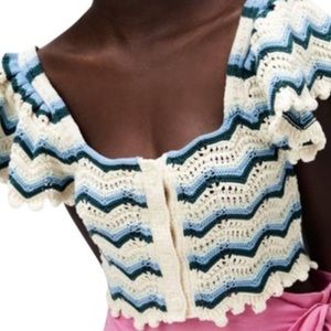 Zara knit crop top